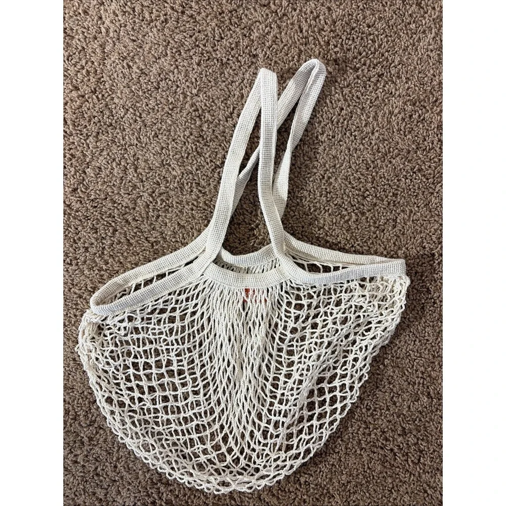 Recess Pickleball Open Top Organic Cotton Net Court‎ Carry Tote Bag